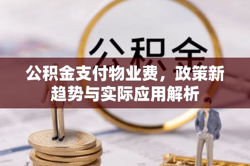 天台公积金支付物业费，政策新趋势与实际应用解析