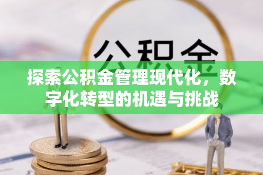天台探索公积金管理现代化，数字化转型的机遇与挑战