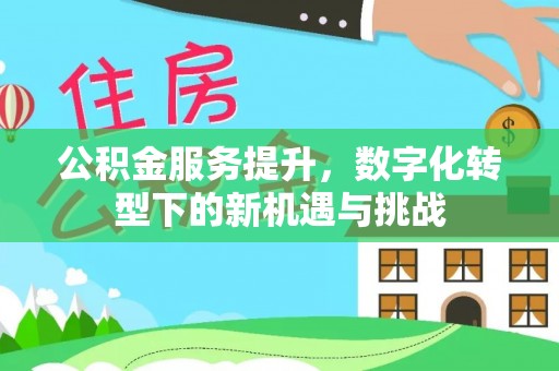 天台公积金服务提升，数字化转型下的新机遇与挑战