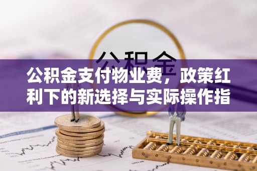 天台公积金支付物业费，政策红利下的新选择与实际操作指南