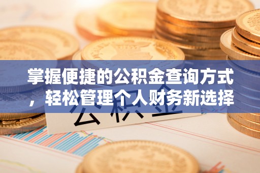 天台掌握便捷的公积金查询方式，轻松管理个人财务新选择