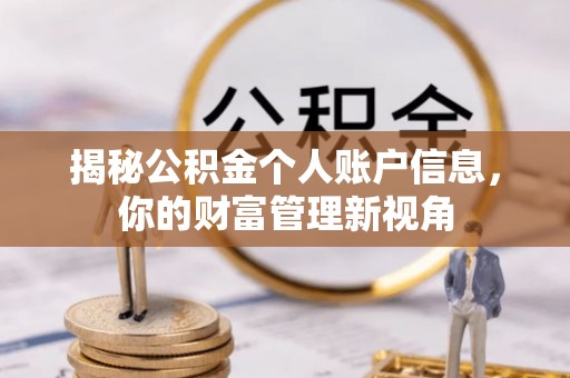 天台揭秘公积金个人账户信息，你的财富管理新视角